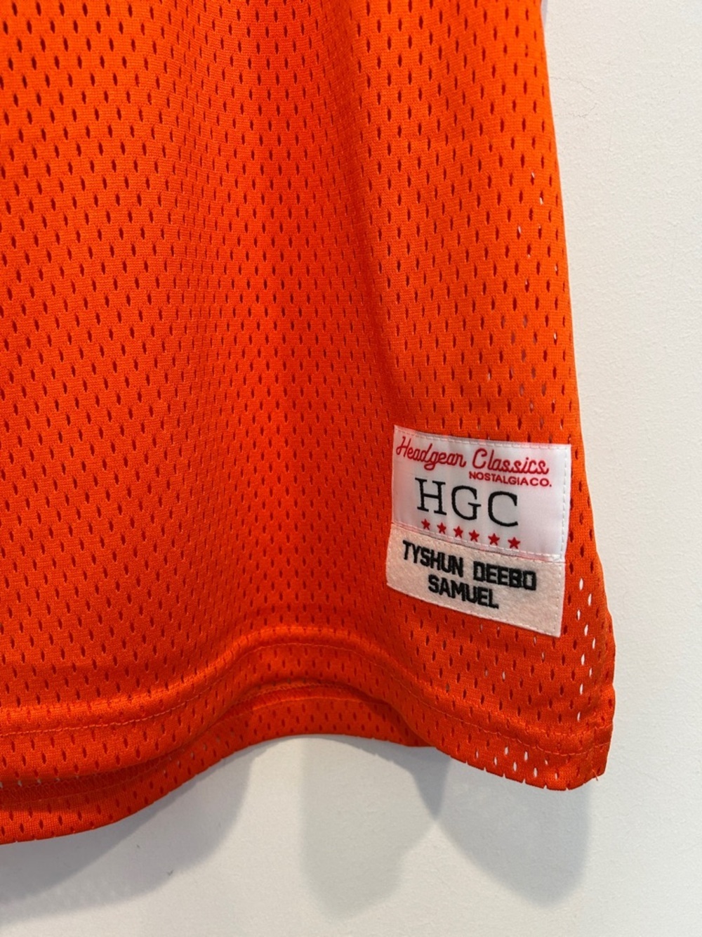Headgear classic Chapman Kids' Orange Athletic Jersey - Number 1 medium new - Picture 2 of 9